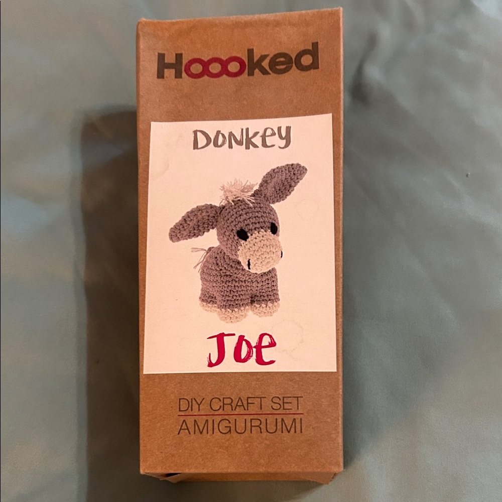 Hoooked Donkey Amigurumi Crochet Set